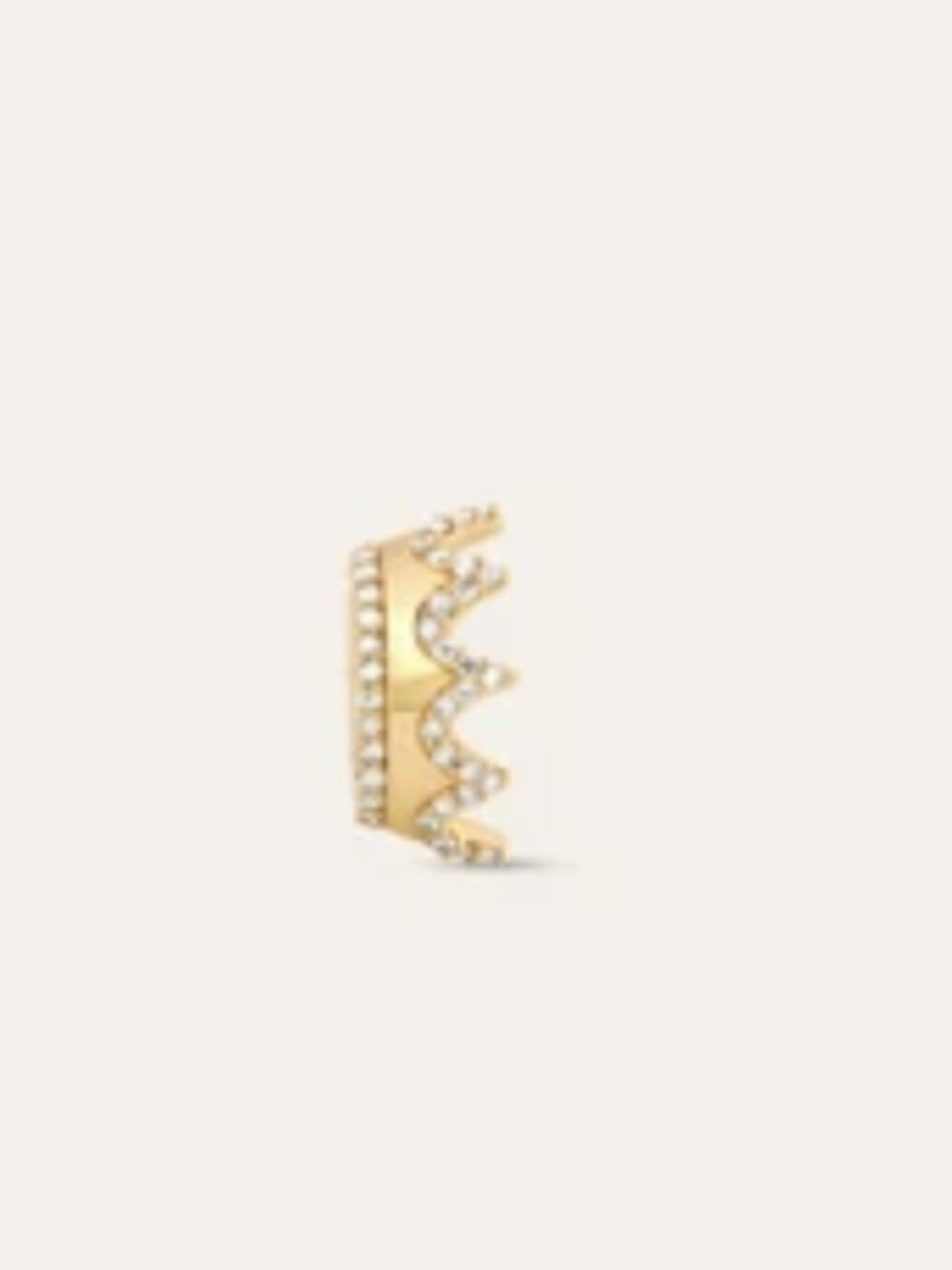 ADINA REYTER Pavé Crown Big Bead - GOLD